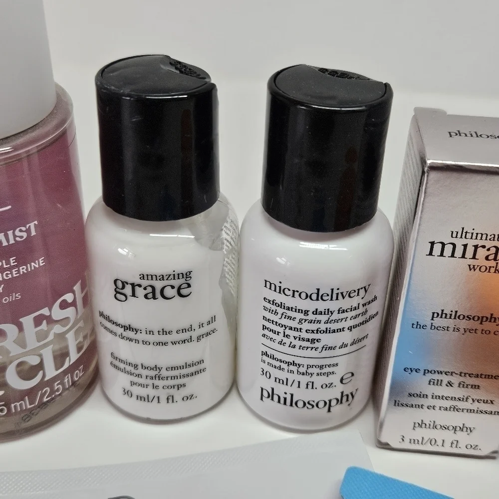 NEW Beauty Bundle Sampler Philosophy Glow Recipe Dennis Gross SkinFix VS